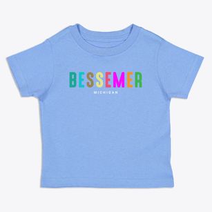Bessemer Michigan Color Pop Toddler T-Shirt
