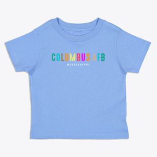 Columbus Afb Mississippi Color Pop Toddler T-Shirt