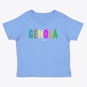Genola Utah Color Pop Toddler T-Shirt