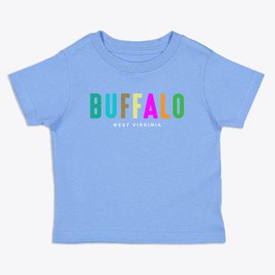 Buffalo West Virginia Color Pop Toddler T-Shirt
