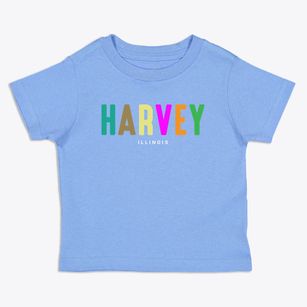 Harvey Illinois Color Pop Toddler T-Shirt