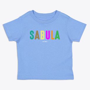 Sabula Iowa Color Pop Toddler T-Shirt