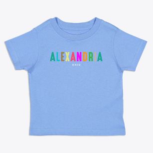 Alexandria Ohio Color Pop Toddler T-Shirt