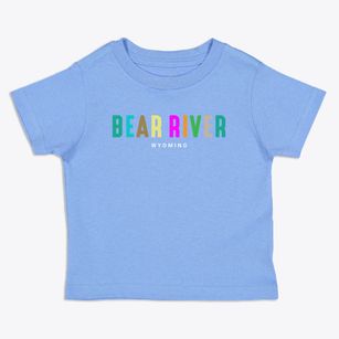 Bear River Wyoming Color Pop Toddler T-Shirt