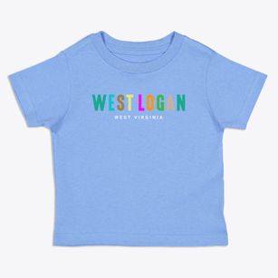 West Logan West Virginia Color Pop Toddler T-Shirt