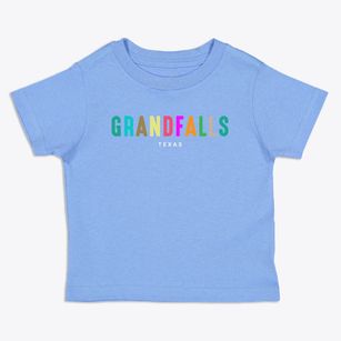 Grandfalls Texas Color Pop Toddler T-Shirt