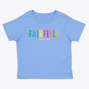 Fairfield Nebraska Color Pop Toddler T-Shirt
