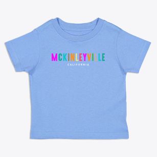Mckinleyville California Color Pop Toddler T-Shirt