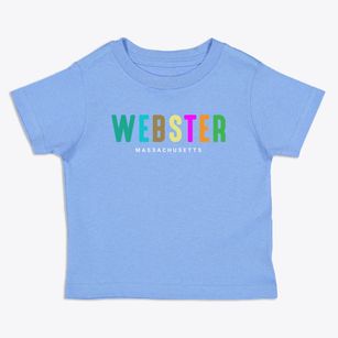 Webster Massachusetts Color Pop Toddler T-Shirt