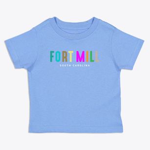 Fort Mill South Carolina Color Pop Toddler T-Shirt