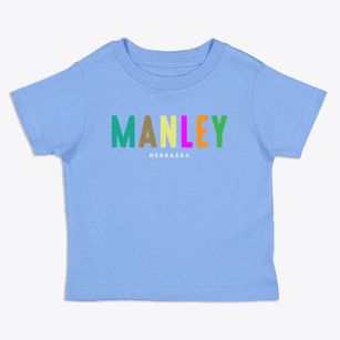Manley Nebraska Color Pop Toddler T-Shirt