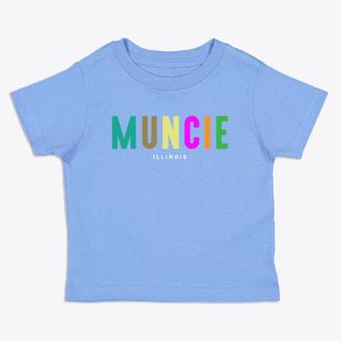 Muncie Illinois Color Pop Toddler T-Shirt