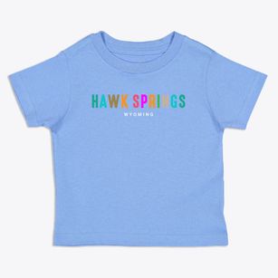 Hawk Springs Wyoming Color Pop Toddler T-Shirt