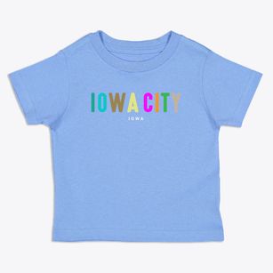 Iowa City Iowa Color Pop Toddler T-Shirt