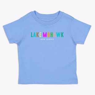 Lake Mohawk New Jersey Color Pop Toddler T-Shirt