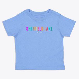 Sheffield Lake Ohio Color Pop Toddler T-Shirt