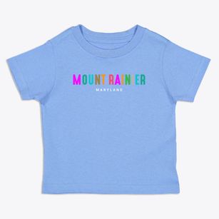 Mount Rainier Maryland Color Pop Toddler T-Shirt