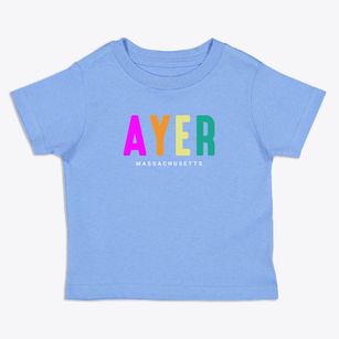 Ayer Massachusetts Color Pop Toddler T-Shirt