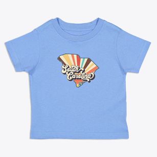  South Carolina Retro Art Toddler T-Shirt