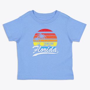 Tamiami Florida Palm Tree Sunset Toddler T-Shirt