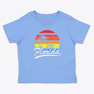 Brent Florida Palm Tree Sunset Toddler T-Shirt