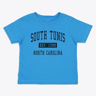 South Tunis North Carolina Classic Established Toddler T-Shirt