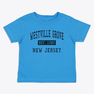 Westville Grove New Jersey Classic Established Toddler T-Shirt