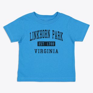 Linkhorn Park Virginia Classic Established Toddler T-Shirt