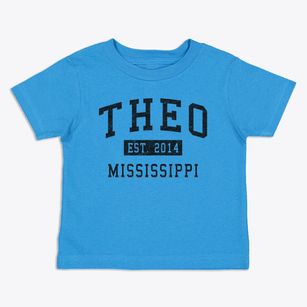 Theo Mississippi Classic Established Toddler T-Shirt