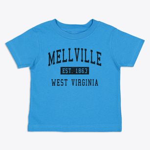 Mellville West Virginia Classic Established Toddler T-Shirt