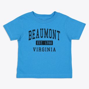 Beaumont Virginia Classic Established Toddler T-Shirt