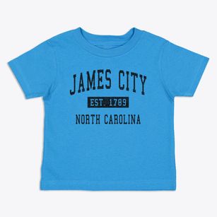 James City North Carolina Classic Established Toddler T-Shirt