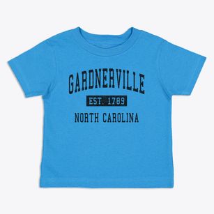 Gardnerville North Carolina Classic Established Toddler T-Shirt