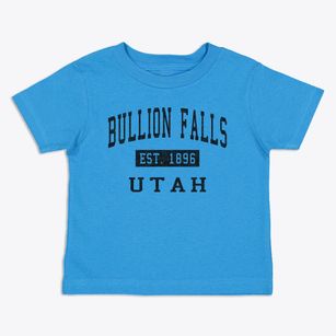Bullion Falls Utah Classic Established Toddler T-Shirt