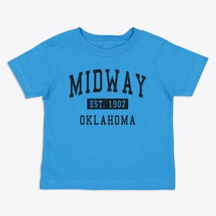 Midway Oklahoma Classic Established Toddler T-Shirt