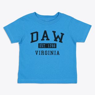 Daw Virginia Classic Established Toddler T-Shirt