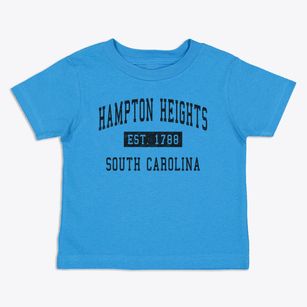 Hampton Heights South Carolina Classic Established Toddler T-Shirt