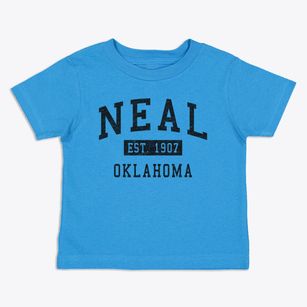 Neal Oklahoma Classic Established Toddler T-Shirt