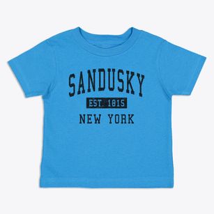 Sandusky New York Classic Established Toddler T-Shirt