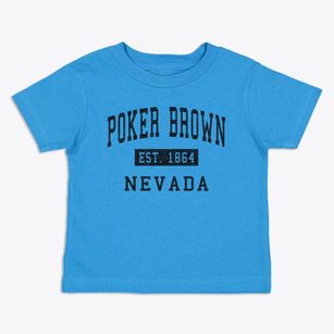 Poker Brown Nevada Classic Established Toddler T-Shirt