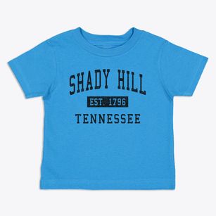 Shady Hill Tennessee Classic Established Toddler T-Shirt