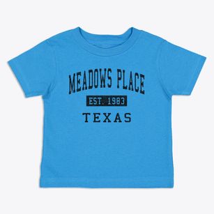 Meadows Place Texas Classic Established Toddler T-Shirt