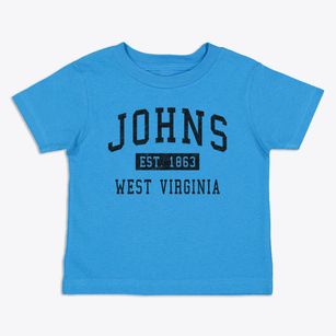 Johns West Virginia Classic Established Toddler T-Shirt