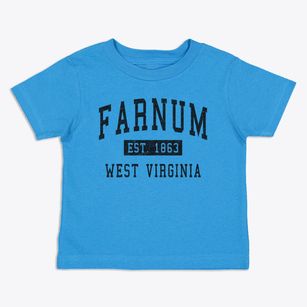 Farnum West Virginia Classic Established Toddler T-Shirt