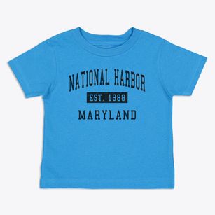 National Harbor Maryland Classic Established Toddler T-Shirt