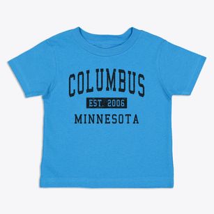 Columbus Minnesota Classic Established Toddler T-Shirt