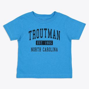 Troutman North Carolina Classic Established Toddler T-Shirt