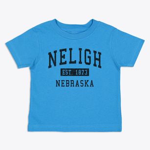 Neligh Nebraska Classic Established Toddler T-Shirt