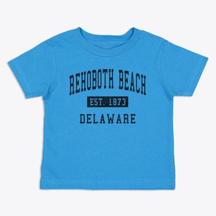 Rehoboth Beach Delaware Classic Established Toddler T-Shirt