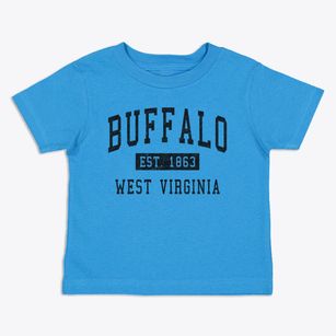 Buffalo West Virginia Classic Established Toddler T-Shirt